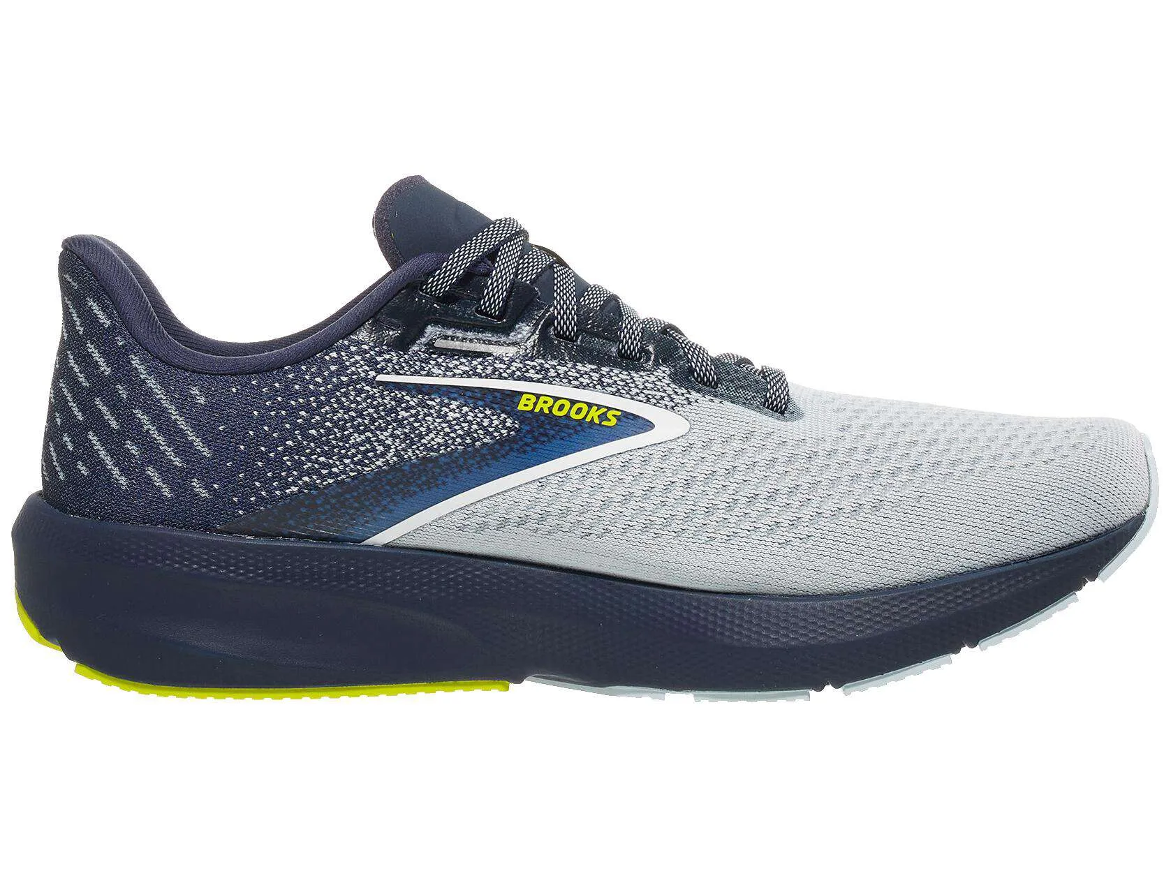 Brooks Men's Launch 10 Running Shoe - Iris/Ballad Blue/Sulphur 1104091D009