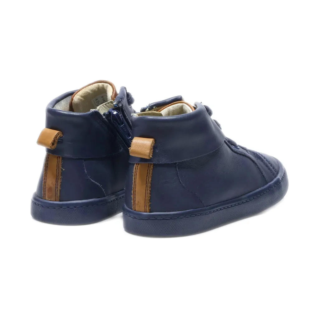 Clarks Ankle Boots Leather Blue Colour For Kids