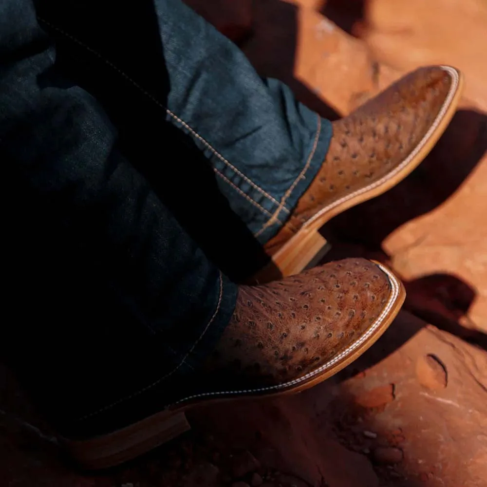 Corral Men's Square Toe Western Tan Quill Orix Boots