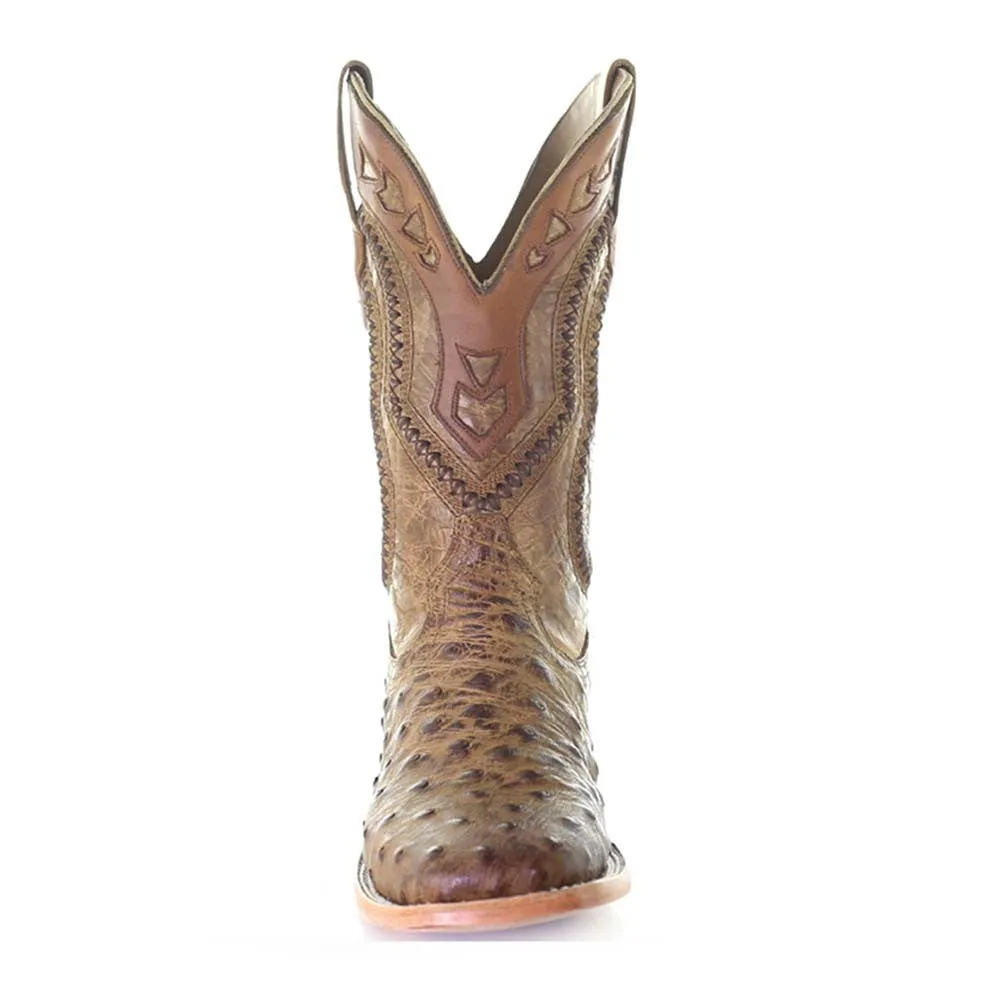 Corral Men's Square Toe Western Tan Quill Orix Boots