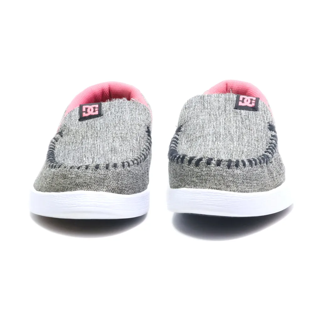 Dc Shoes Trainers & Sneakers Fabric Grey Colour For Women