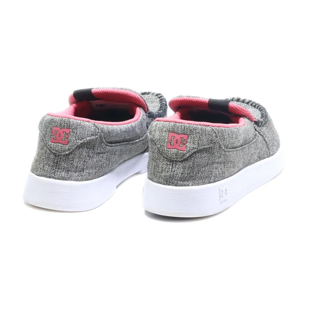 Dc Shoes Trainers & Sneakers Fabric Grey Colour For Women