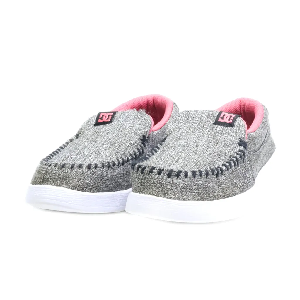 Dc Shoes Trainers & Sneakers Fabric Grey Colour For Women