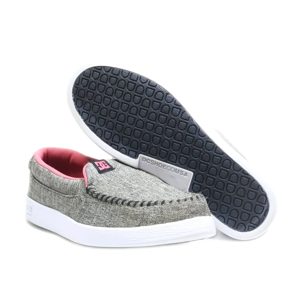 Dc Shoes Trainers & Sneakers Fabric Grey Colour For Women