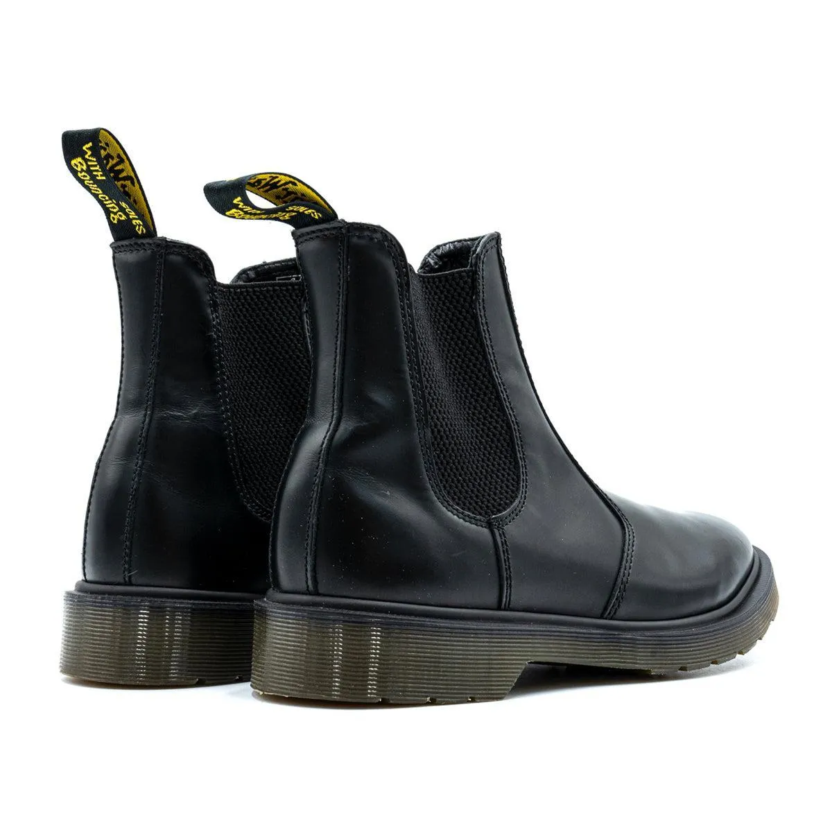 Dr. Martens Smooth Leather Chelsea Ankle Boots Leather Black Colour For Men