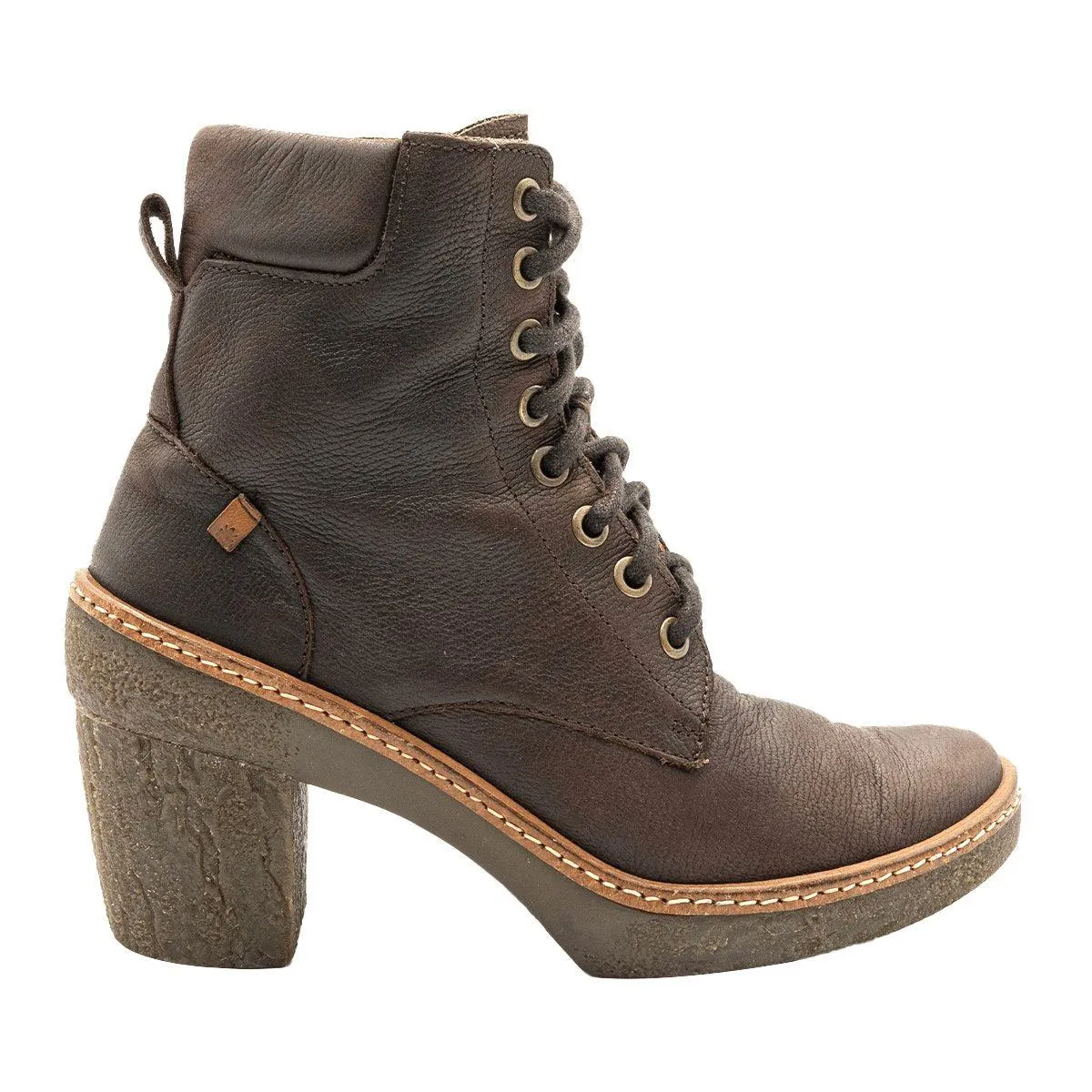 El Naturalista Haya Ankle Boots Leather Brown Colour For Women