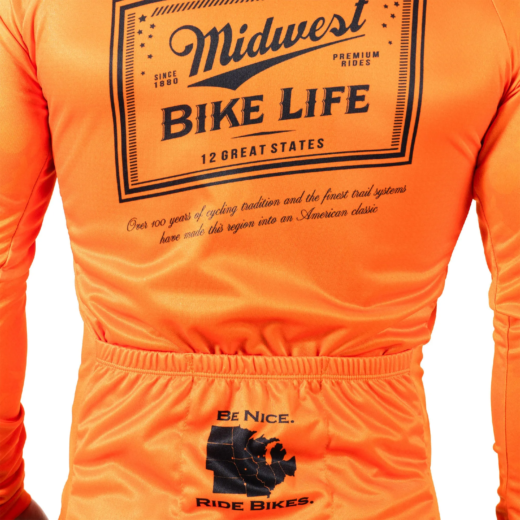 ERIKS Exclusive Midwest Bike Life Long Sleeve Mens Jersey