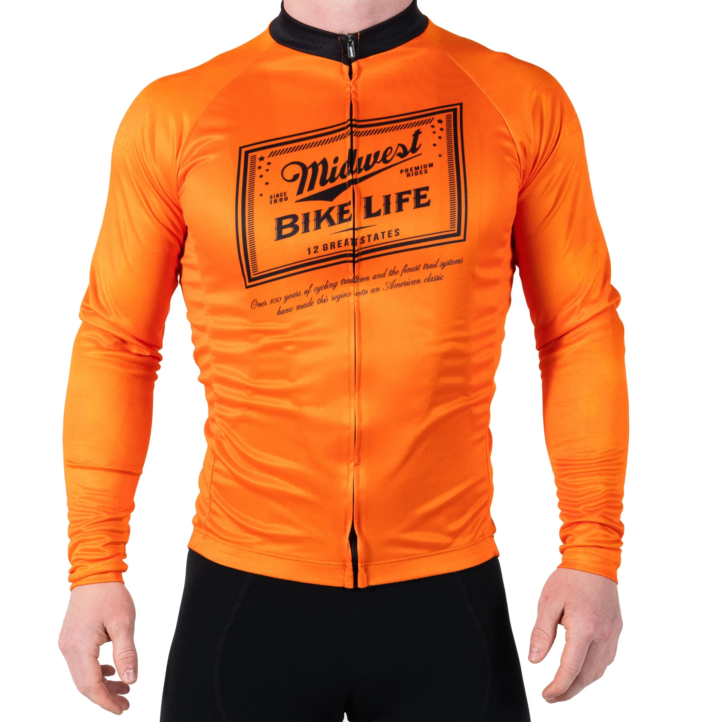 ERIKS Exclusive Midwest Bike Life Long Sleeve Mens Jersey