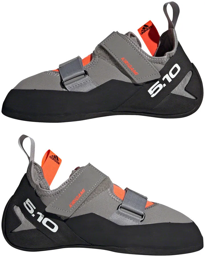 Five Ten Kirigami Climbing Shoe - Women's, Dove Grey/Core Black/Solar Red