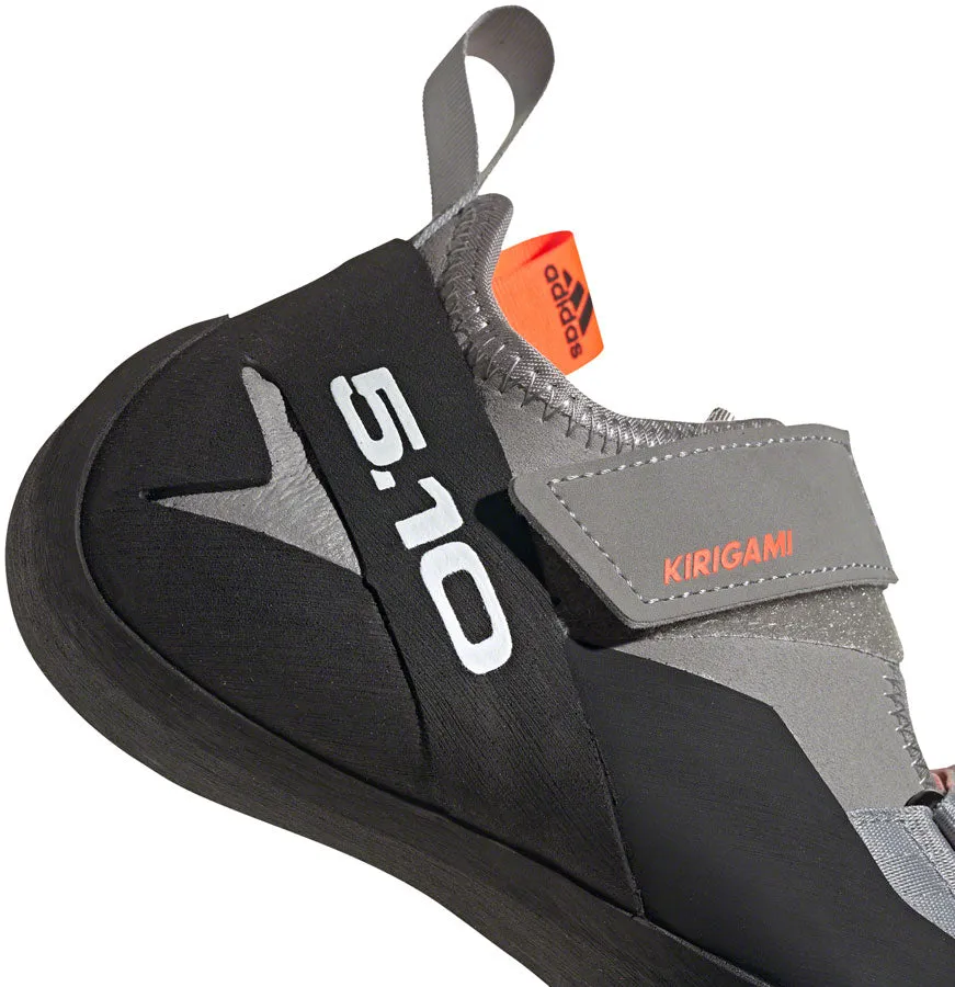 Five Ten Kirigami Climbing Shoe - Women's, Dove Grey/Core Black/Solar Red