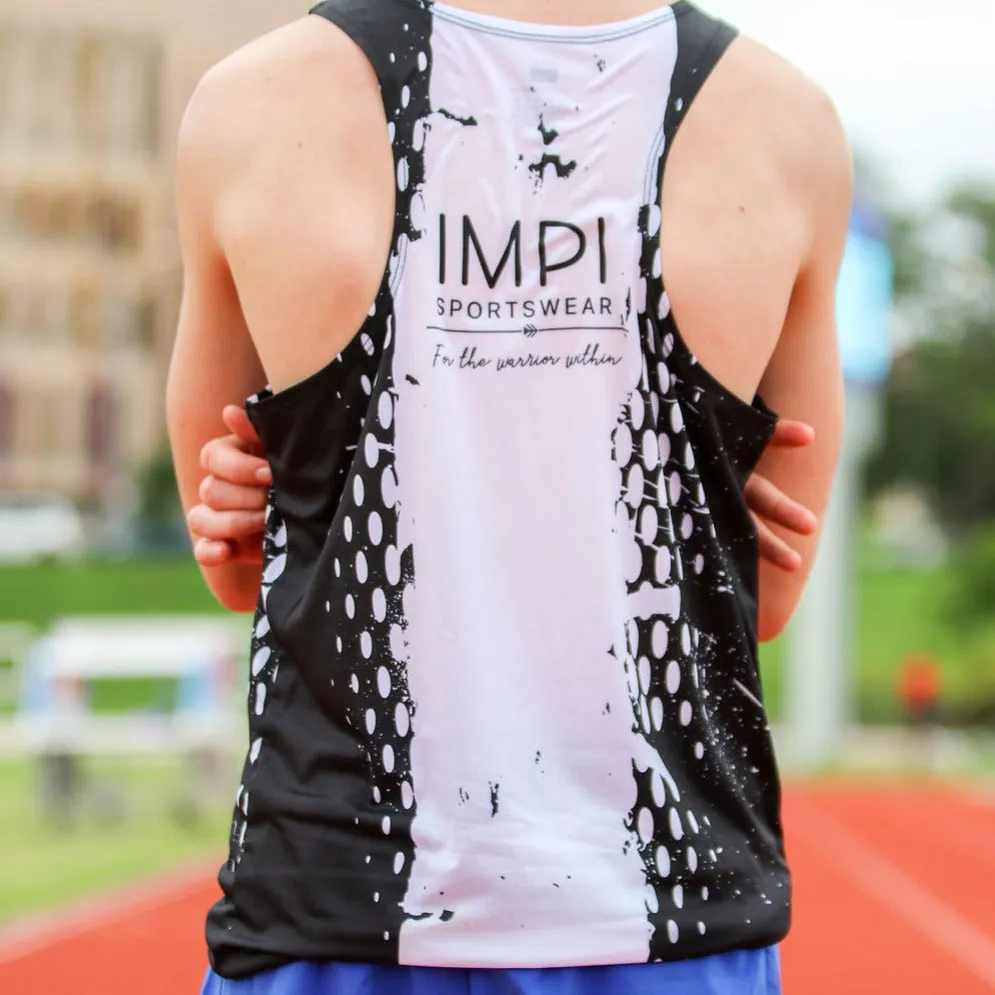 IMPI Boys Running Singlet - Black