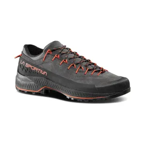 La Sportiva TX4 Evo Mens Approach Shoe - Carbon/Cherry Tomato