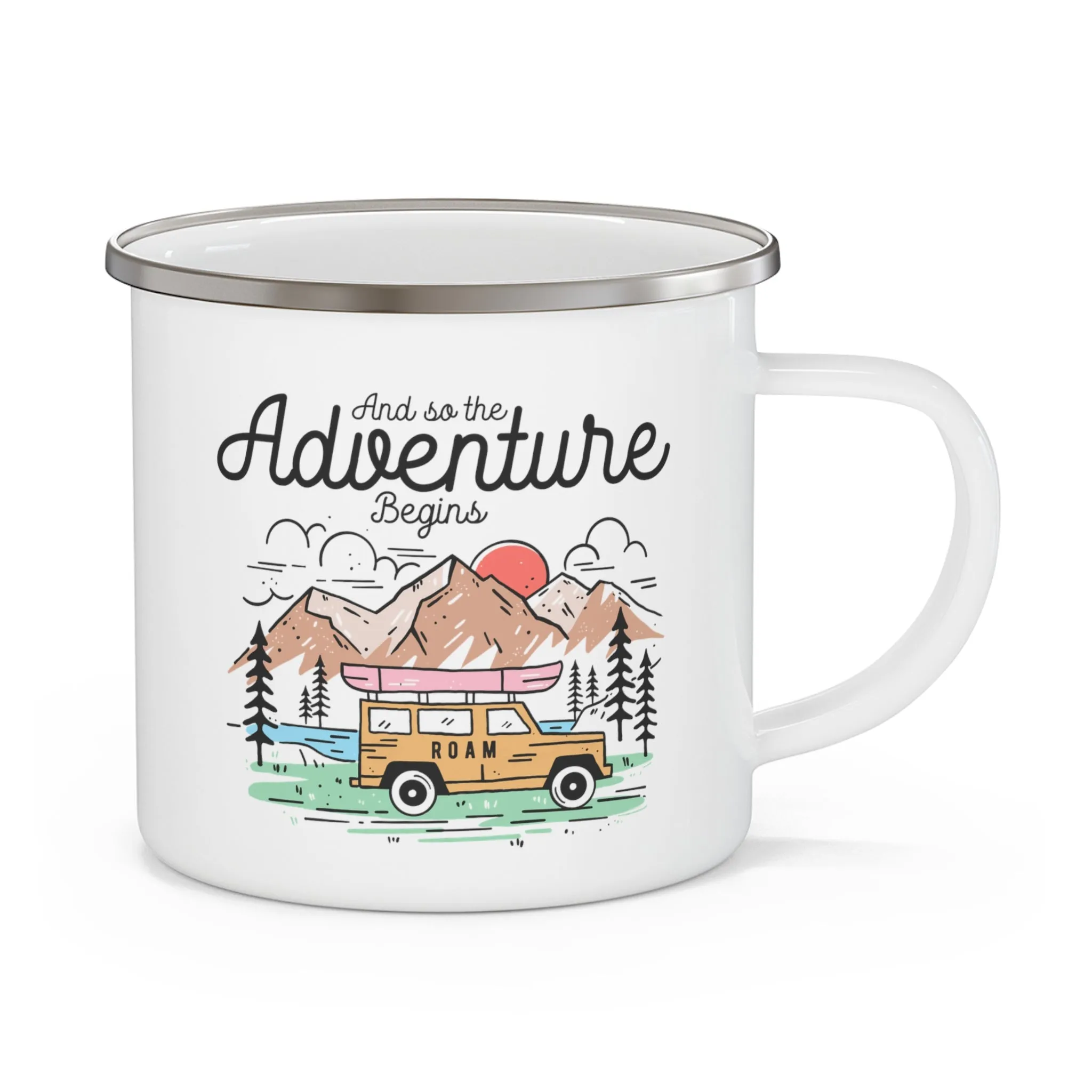 Let the Adventure Begin Camping Mug