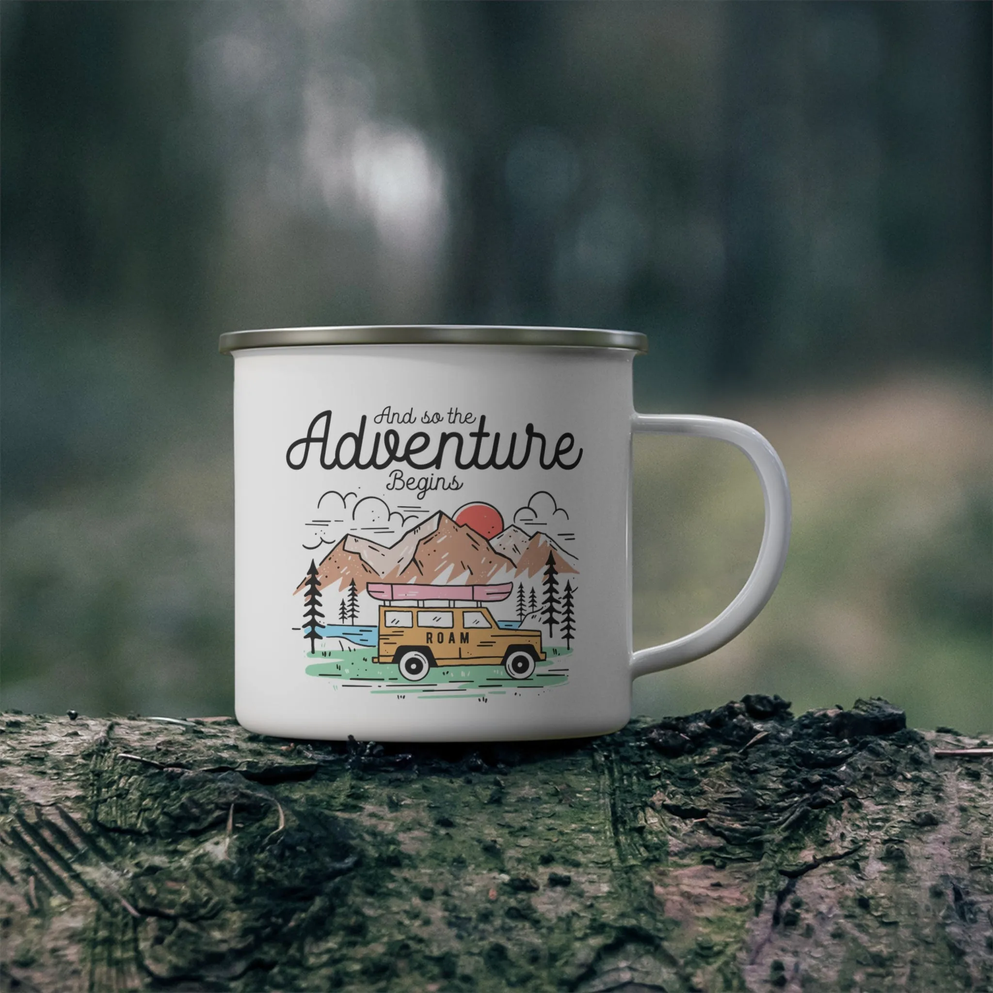 Let the Adventure Begin Camping Mug