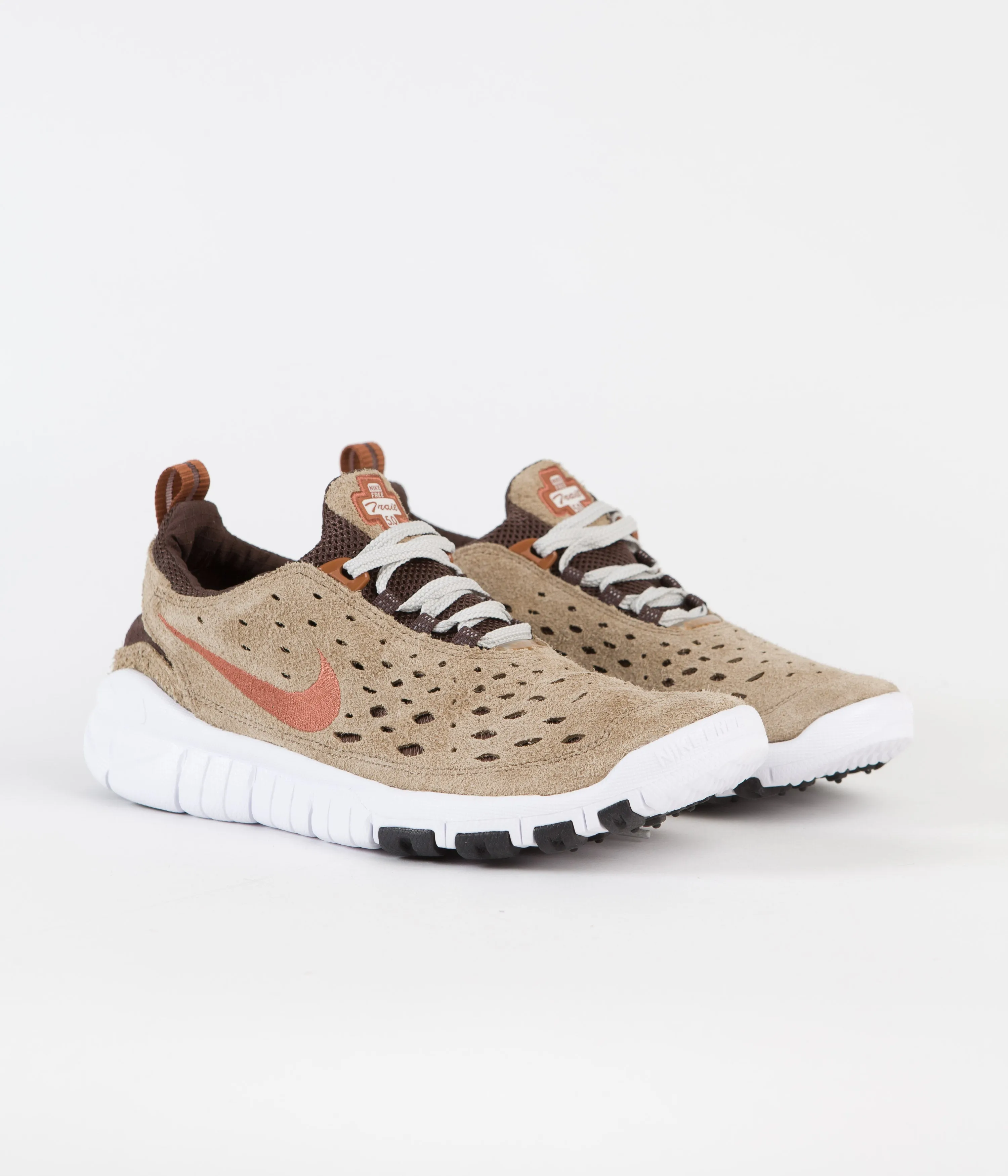 Nike Free Run Trail Shoes - Dark Driftwood / Dark Russet - Light Chocolate