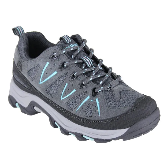 Northside - Cheyenne Low Kids Hiker Gray/Aqua Lace Up