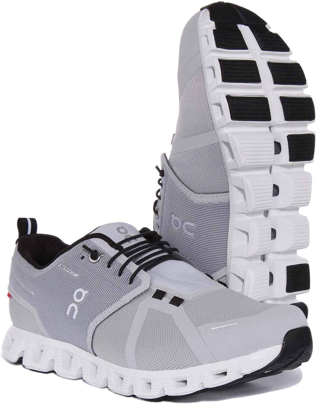 On Running Cloud 5 Waterproof In Grey For Men