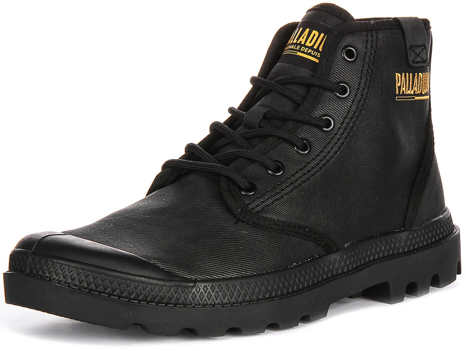 Palladium Pampa Hi Coated In Black