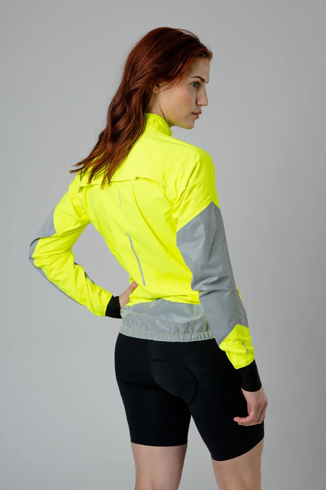 Östkusten Women's Cycling Rain Jacket: Waterproof, Breathable & High-Visibility Performance