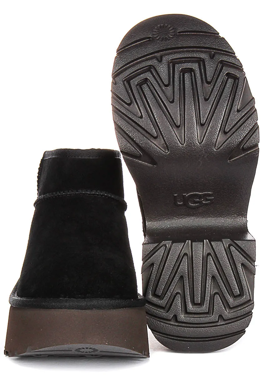 Ugg Australia Ultra Mini Heel In Black For Women