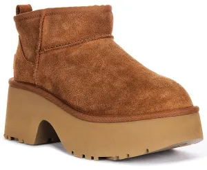 Ugg Australia Ultra Mini Heel In Chestnut For Women