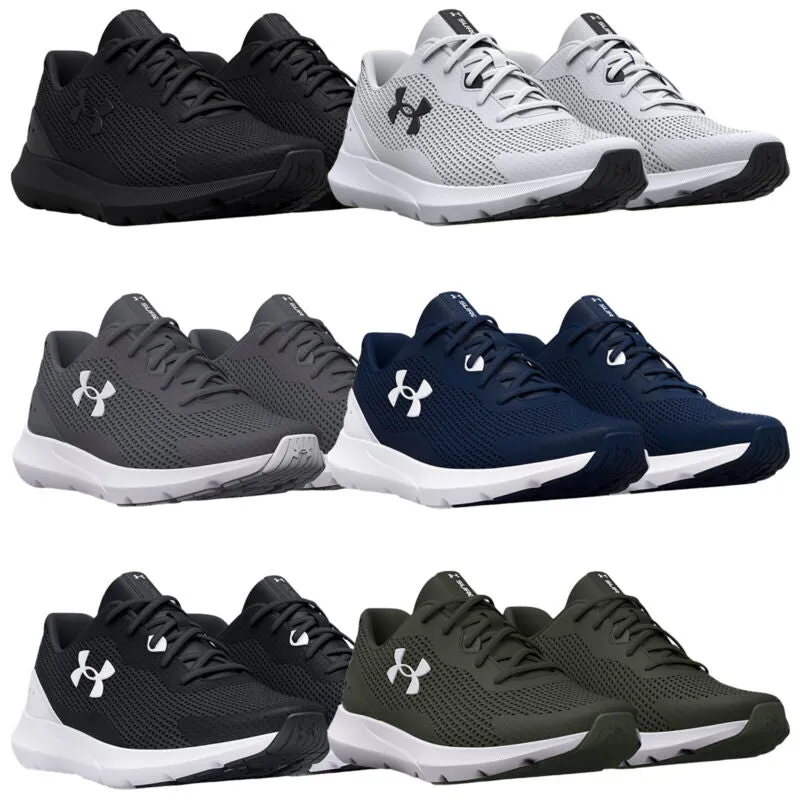 Under Armour Mens Surge 3 Trainers Lightweight Running Shoes Gym Workout