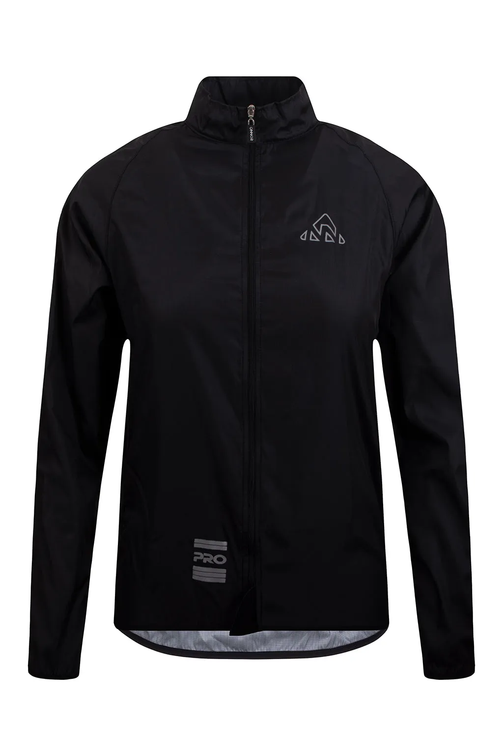 Women's Black Stealth PRO Cycling Windbreaker Long Sleeve