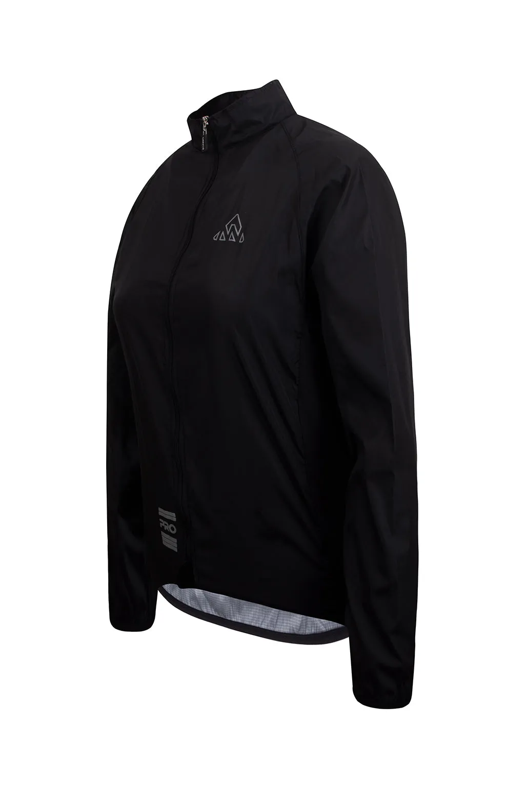 Women's Black Stealth PRO Cycling Windbreaker Long Sleeve