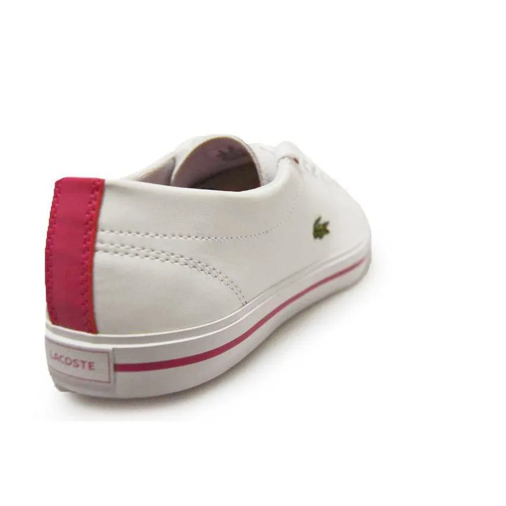 Womens Lacoste Marcel 117 1 CAJ - 6373929304 - White Pink Trainers