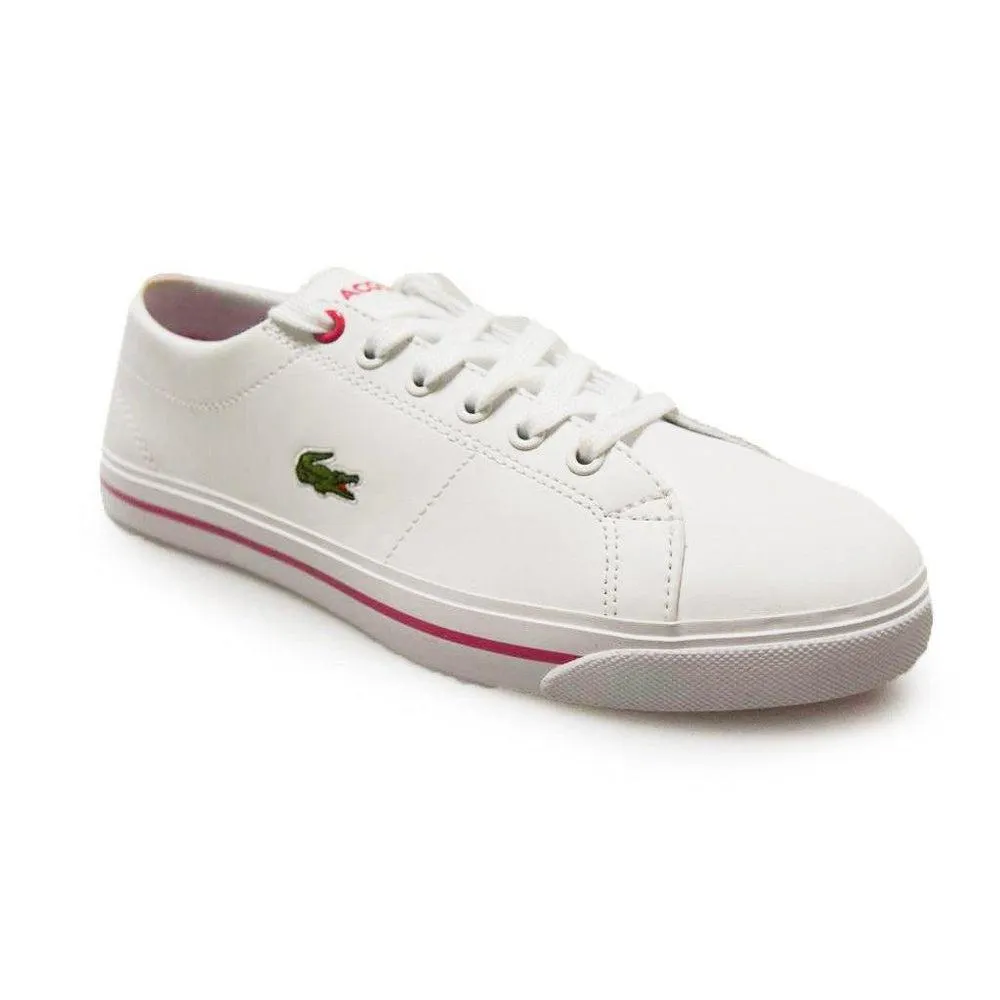 Womens Lacoste Marcel 117 1 CAJ - 6373929304 - White Pink Trainers