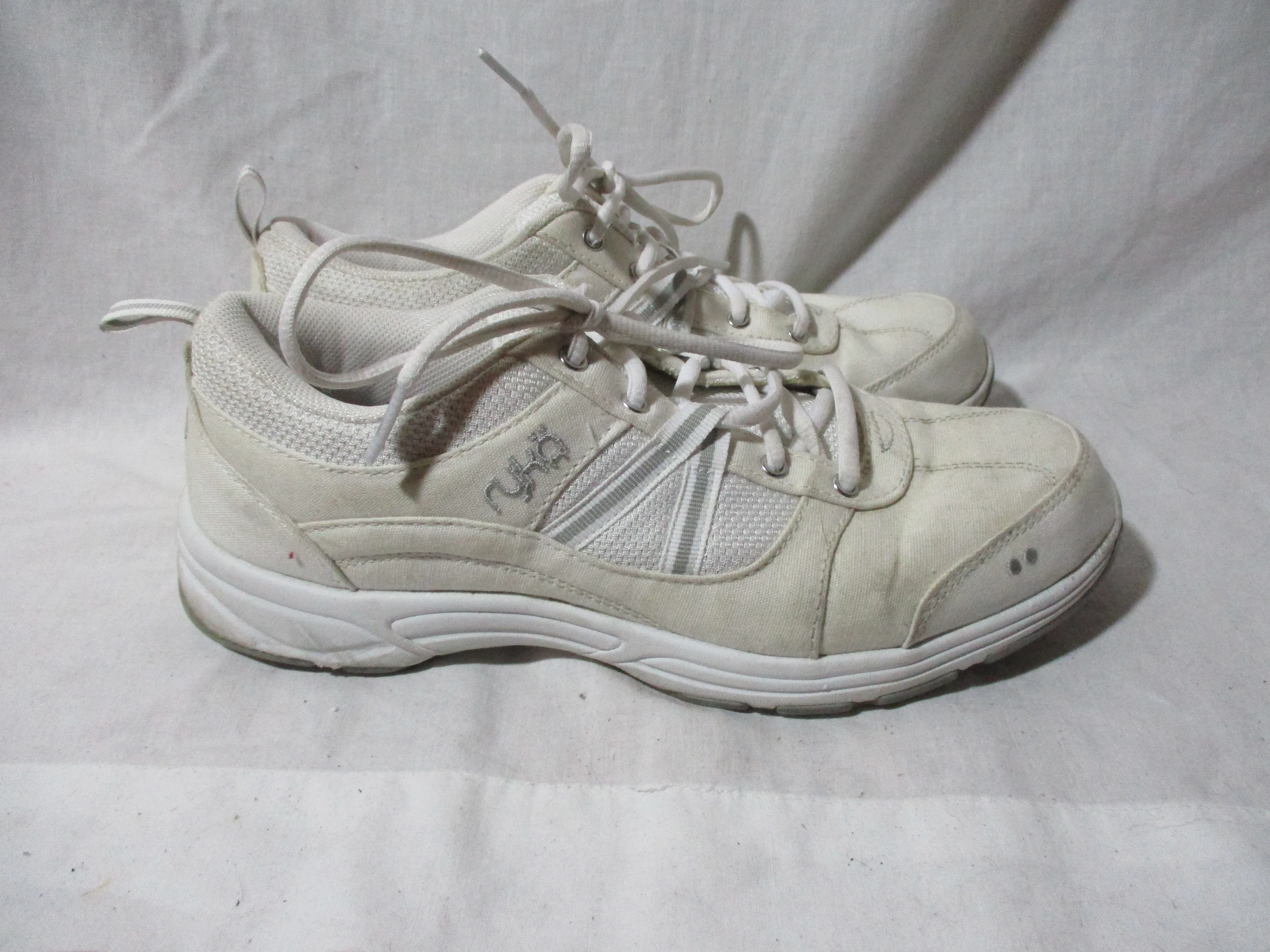 Womens RYKA TEMPO Running Sneakers Athletic Shoes Trainers 8.5 White